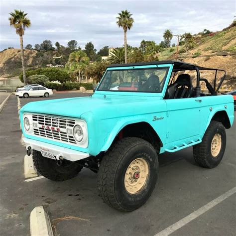 1970 Ford Bronco Casually Sitting On Military Grade Hummer H1 Wheels