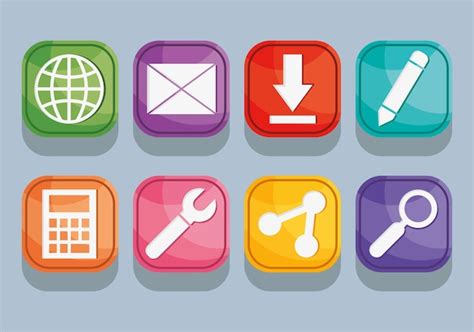 Premium Vector App Icons Collection