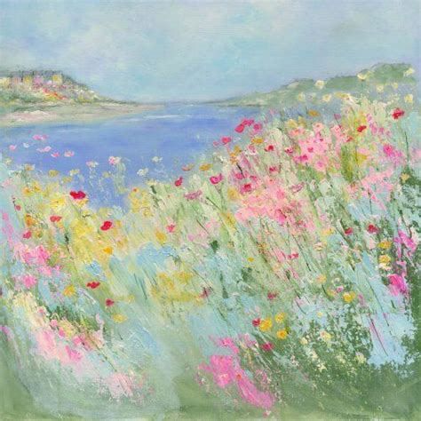 Summer On Th Estuary Abstract Painting Watercolor Art Painting