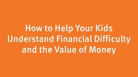 How To Teach Your Kids The Value Of Money Infographic