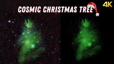 A Cosmic Christmas Tree Nebula In Space Ngc 2264 In 4k Youtube