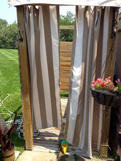 Outdoor Shower Curtain Ideas Interesting Ideas For Home