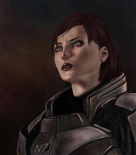 Artstation Mass Effect Commander Shepard