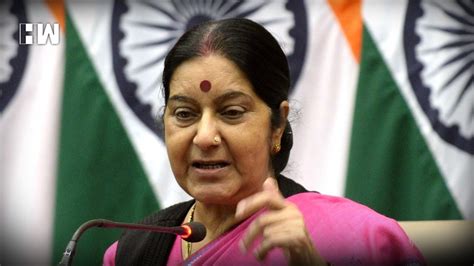 sushma swaraj people s minister hw news english