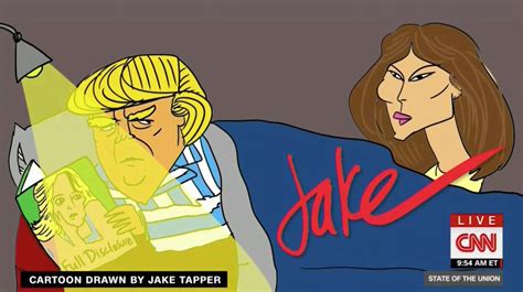 Creepy Jake Tapper Now Drawing Anti Trump Cartoons For Cnn
