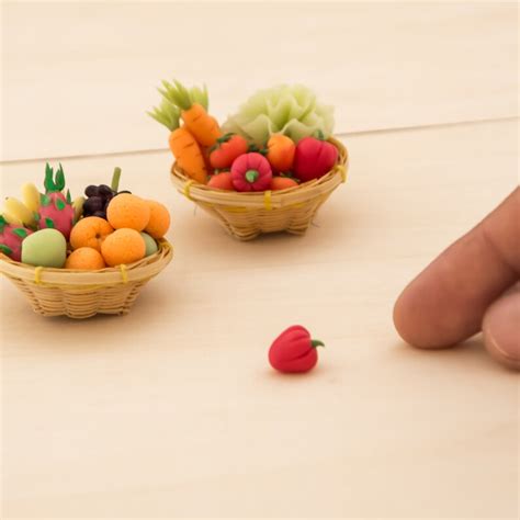 5 Miniature Bell Pepper Dollhouse Miniatures Food Tabletop Etsy