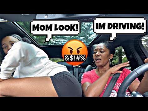 Distracting My Mom While She Drives Hilarious Youtube