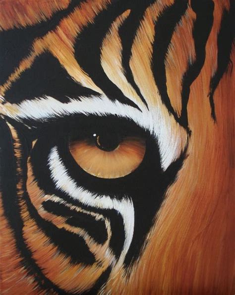 Abstract Tiger Painting