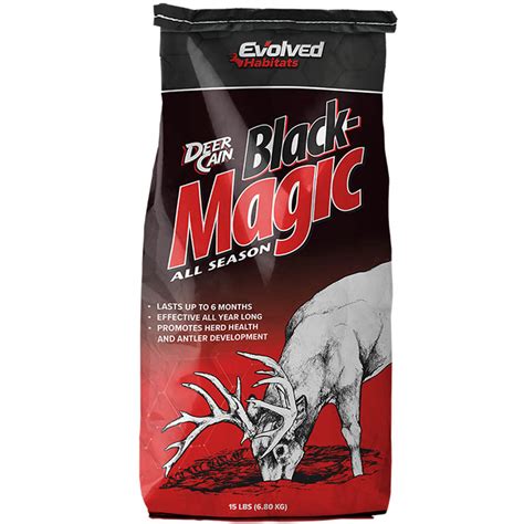 Once placed on the bare ground, black magic is enriched with calcium, and sodium to continually contribute to the health of your deer herd. Evolved Habitats Deer Cane Black Magic All Season Forage ...