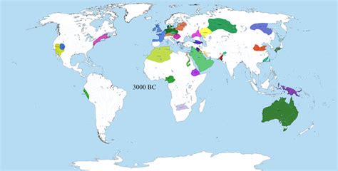 World Map 3000 Bc By Dinospain On Deviantart