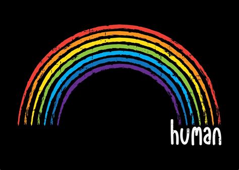 Rainbow Human Lgbt Pride Poster By Boredkoalas Displate