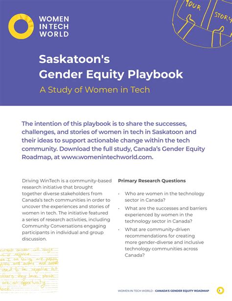 saskatoon s gender equity playbook by womenintechworld issuu