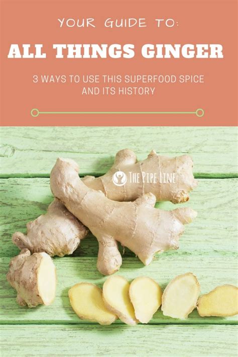 The Pipe Line Your Super Easy Guide To Ginger Root Ways To Use It