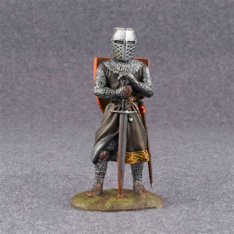 Medieval Knight Toy Figures With Sword 132 Scale Hand Painted