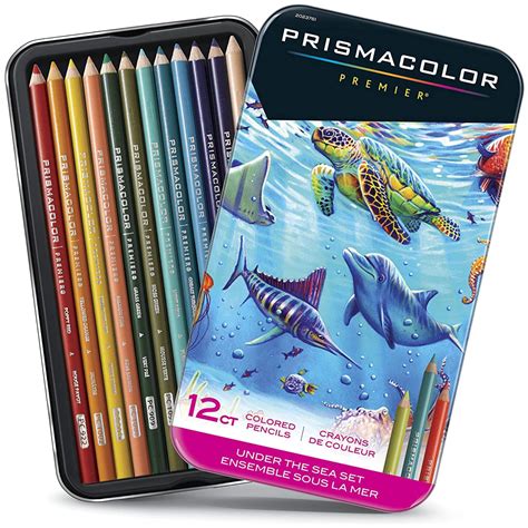 Prismacolor Premier Under The Sea Colored Pencils Set Of 12 Hadafy