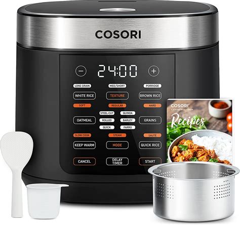 Cosori Rice Cooker Large Maker Cup Uncooked Functions