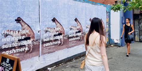 1500 Posters Of Goats Having Sex Promote A Sustainable Cashmere Brand