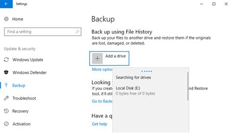 How To Manage File History Feature On Windows 10 Machine