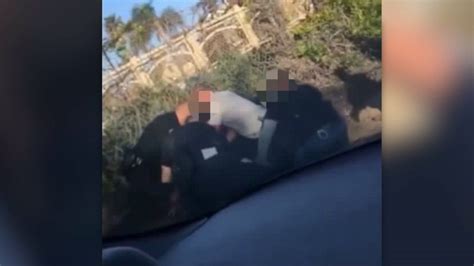 Man Tackled Cop Before Arrest Captured In Viral Video Police Say San