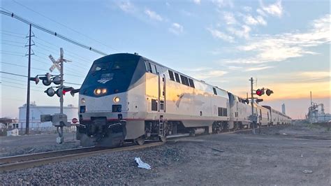 Amtrak California Zephyrs Across Denver Colorado Youtube