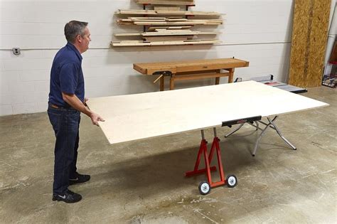 Surfaces such as concrete and plywood floors can experience minor movement due to settlement or just normal expansion and contraction. Portamate PM-1800 Panel Carrier For Use With Table Saws ...