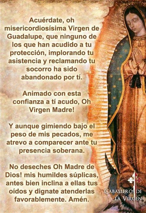 Oracion A La Virgen De Guadalupe Slidesharefile 3db