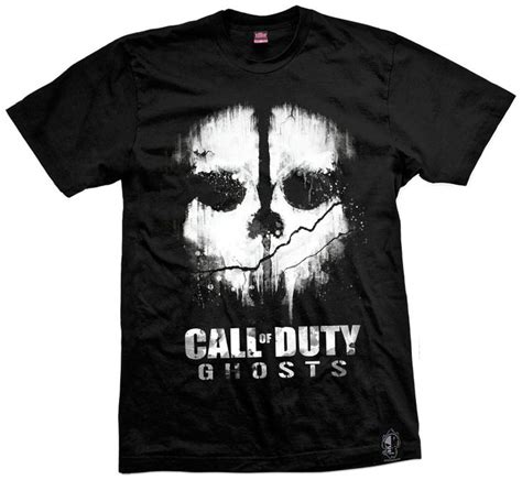 Call Of Duty Ghosts T Shirt Black 4xl Men Tee Shirts Mens Tee Shirts
