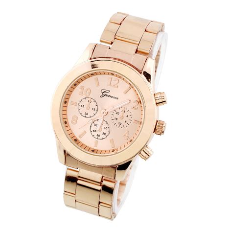 Fashion Womens Geneva Stainless Steel Analog Quartz Wrist Watch Watches Ebay