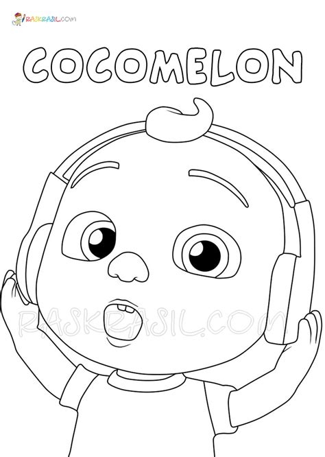 Cocomelon Coloring Pages Happy Birthday Coloring Pages