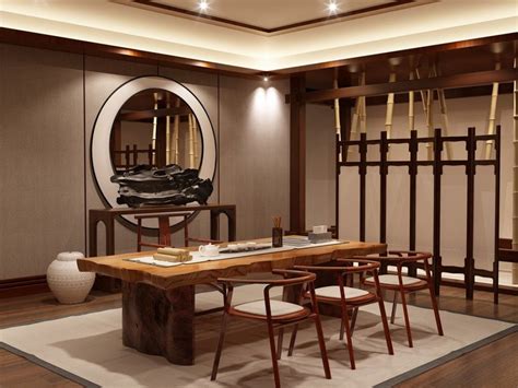 August 29, 2020 0 comments. 新中式茶室桌椅组合ID:1940 | Chinese style interior, Chinese tea ...