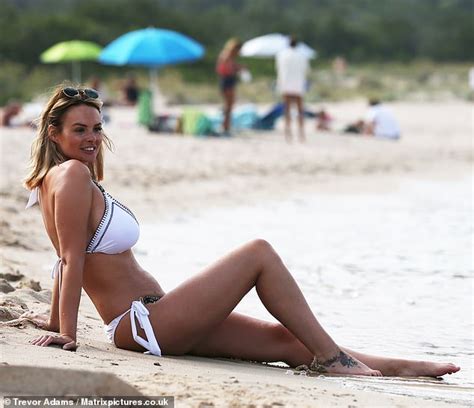 Rhian Sugden Flaunts Her Ample Bust In White Bikini During Honeymoon In Sardinia With Oliver