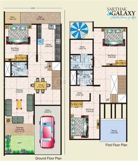 45 30 House Plan East Facing Rose Howard