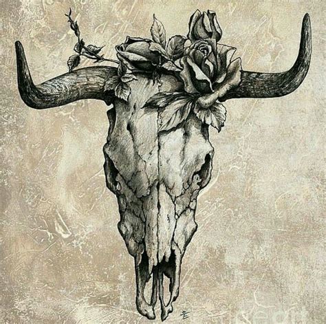 Cow Skull Tattoos Bull Tattoos Taurus Tattoos Animal Tattoos New