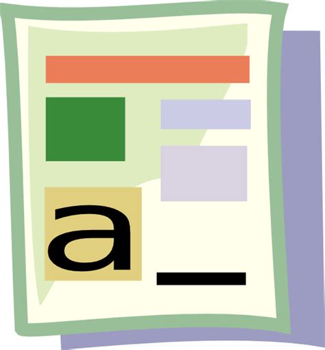 Microsoft Word Clip Art At Vector Clip Art Online Royalty