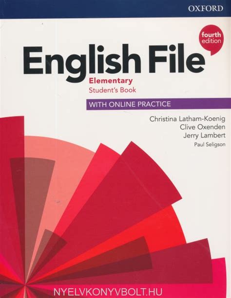 English File 4th Edition Elementary Students Book With Online Practice
