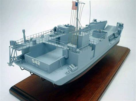 Lct Mk 6 Amphibious Ship 196 Scale Mahogany Ship Model
