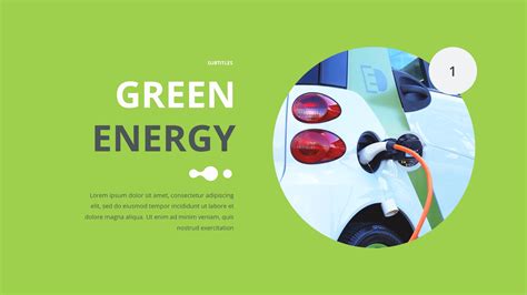 Green Energy Powerpoint Template Presentation Templates Graphicriver