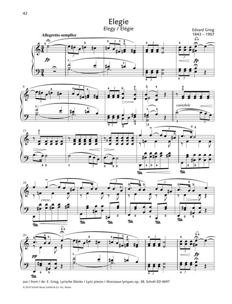 Adaptatif Luimême Harcèlement Elegy Piano Sheet Music Persuasion Concis Kent