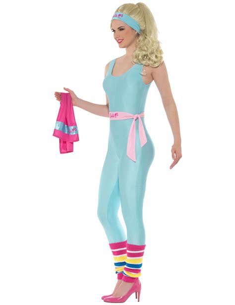 Déguisement Combinaison Gym Bleue Barbie™ Femme Achat De Déguisements Adultes Sur Vegaoopro