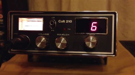 Colt 210 Vintage Cb Radio From 1978 Youtube