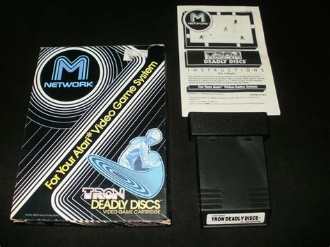Tron Deadly Discs Atari 2600 Complete Cib Rare