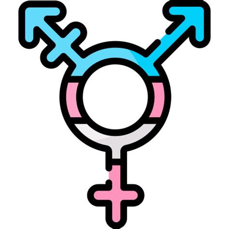 Transgender Symbol Pink And Blue Png Graphic