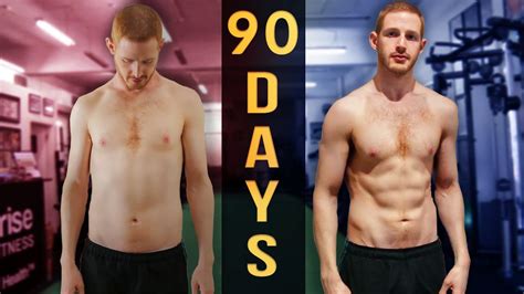 90 Day Body Transformation Time Lapse Before And Afters Youtube
