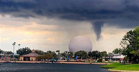 Funnel Cloud Spotted Over Floridas Disney World