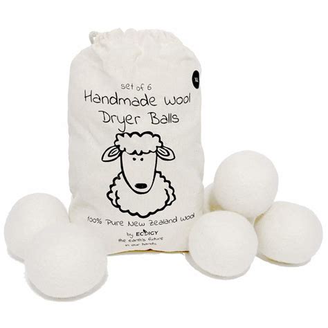 wool dryer balls organic xl 6 pack ecoigy