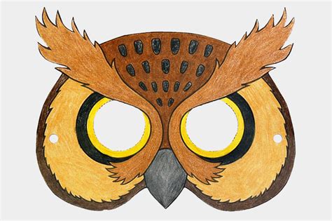 Printable Owl Mask Coolest Free Printables