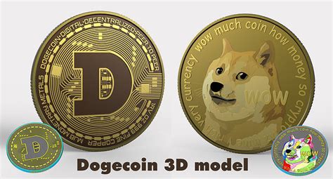 Dogecoin Doge 3d Model Cgtrader