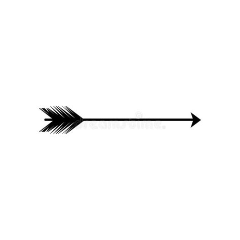 Tribal Arrow Icon Design Template Vector Isolated Stock Illustration