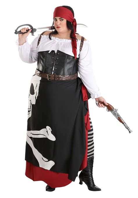 Plus Size Women S Pirate Flag Gypsy Costume