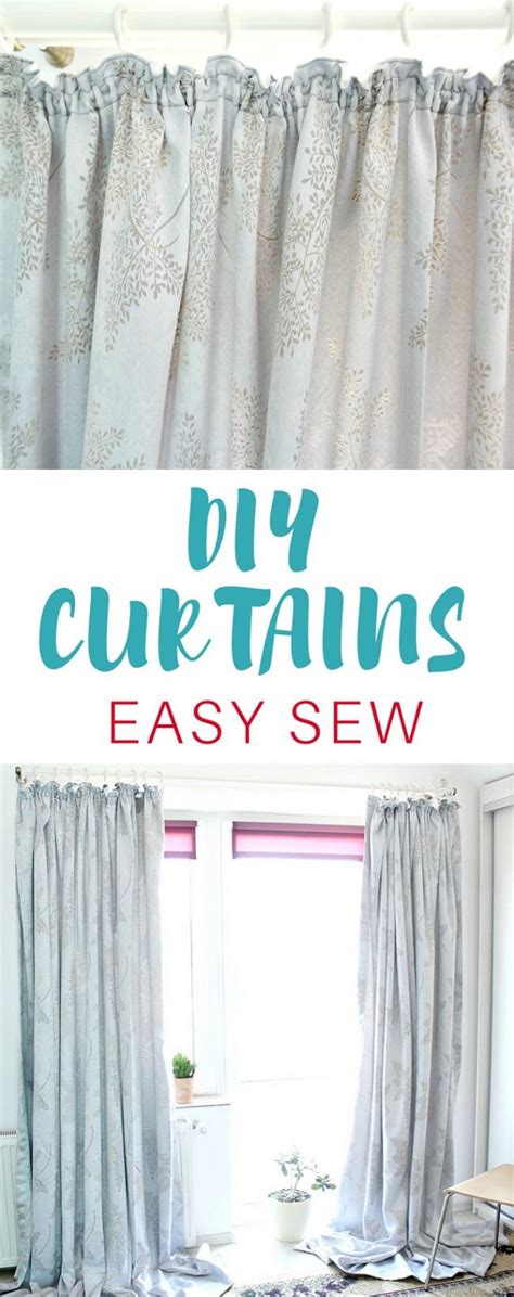 Diy Curtains Sewing Tutorial Easy Sewing Easy Sewing Projects